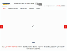 Tablet Screenshot of laserpromx.com